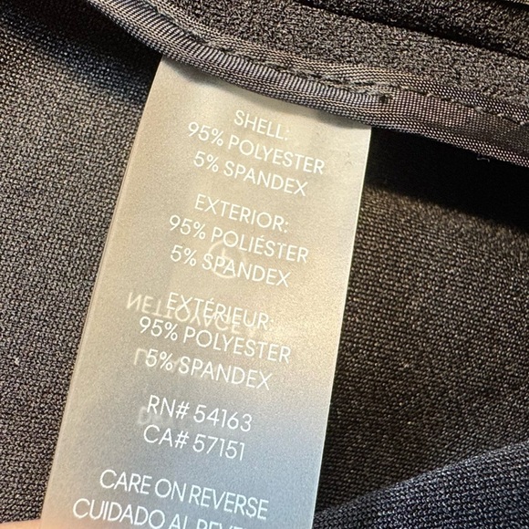 Calvin Klein Black Structured Blazer with Notched Lapels - Picture 8 of 9